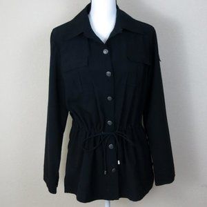 Chico's Zenergy Black Lightweight Jacket Size M